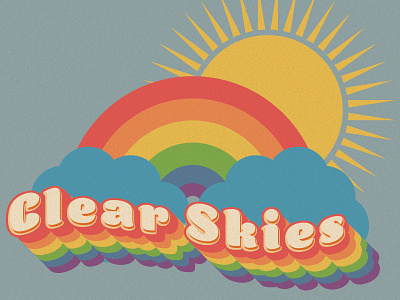Clear Skies graphic design