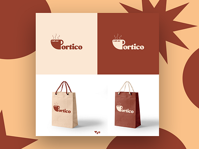 Caffè Del Portico Logo and Brand Design branding graphic design logo