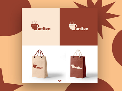 Caffè Del Portico Logo and Brand Design
