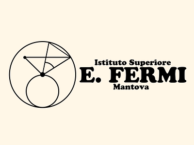 I.S. E. Fermi Mantova Logo Design branding design graphic design illustration logo school