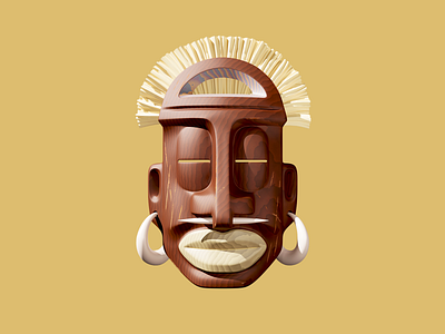 African Mask 3d animation art blender game generalist modeling photoshop premiere rigging texture