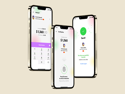 Fintech App Design - Fintech Banking app design bank account bank app banking banking app credit card financial app fintech fintech app krishs design station mobile banking money transfer product design savings transaction app ui user experience design user interface design ux uxui mobile app