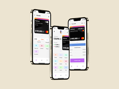 Fintech App Design - Fintech Banking app design bank account bank app banking banking app credit card financial app fintech fintech app krishs design station mobile banking money transfer product design savings transaction app ui user experience design user interface design ux uxui mobile app