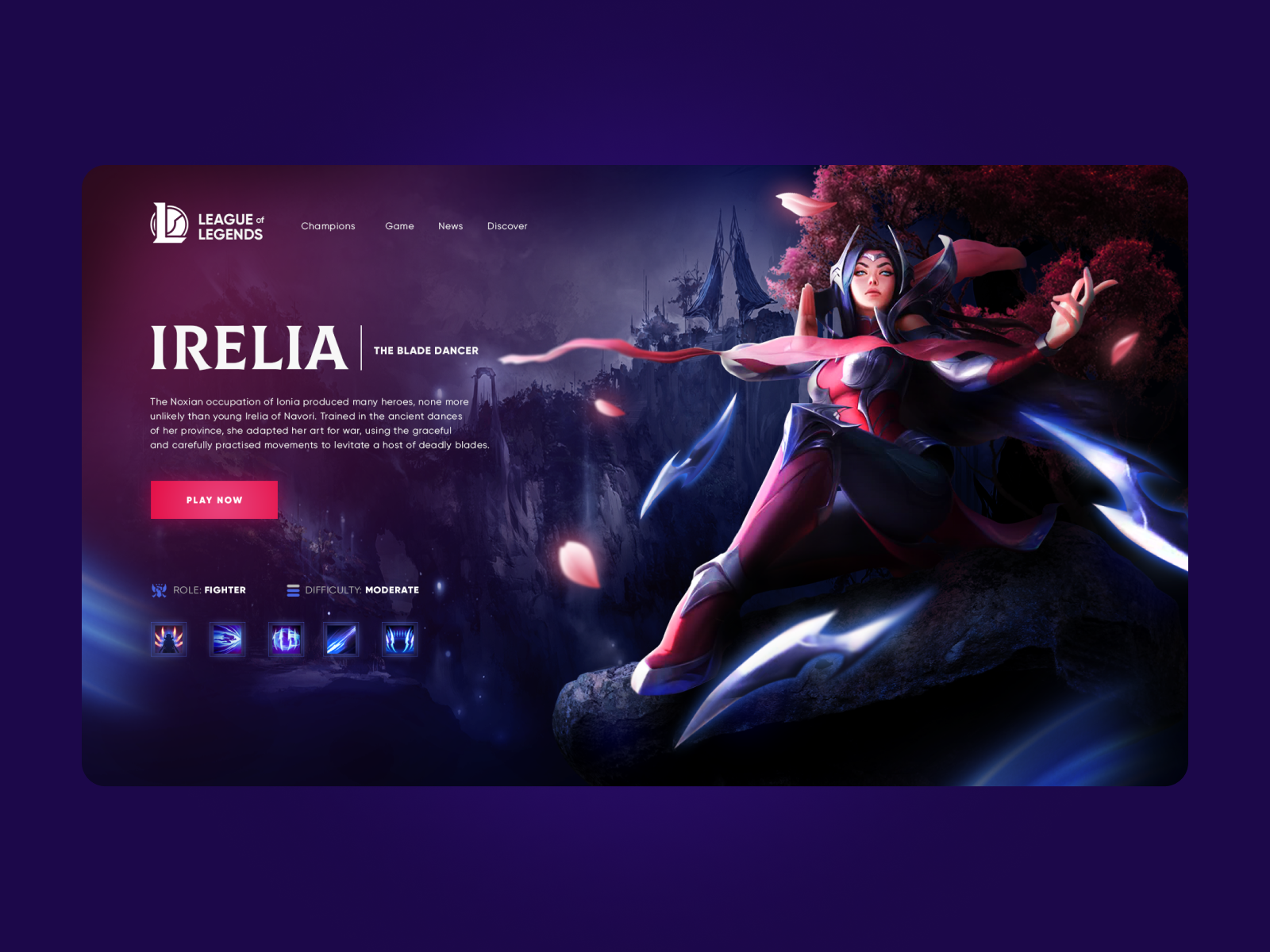 Irelia, the Blade Dancer - League of Legends