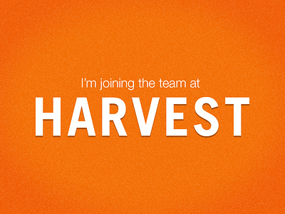 Harvest harvest job web app designer