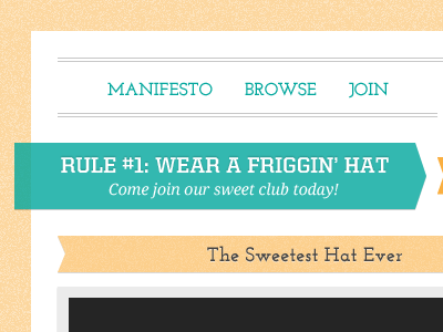 Wear a Friggin' Hat classy club droid serif hat joesfin slab united