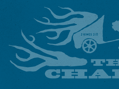 The Cha animated blue chariot fat boy flames neutraface