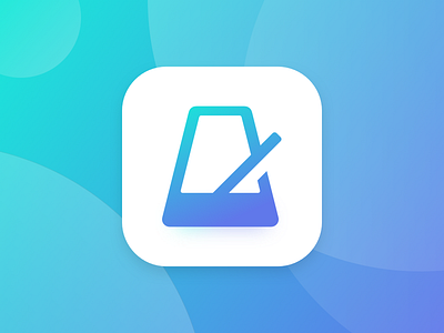 App Icon application icon dailyui icon ios app iphone app logo metronome music simple tempo ui
