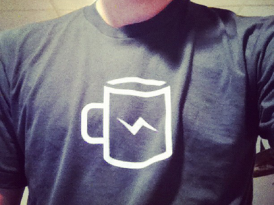 Coffee T Shirt - the Final apparel battery charging coffee icon t shirt
