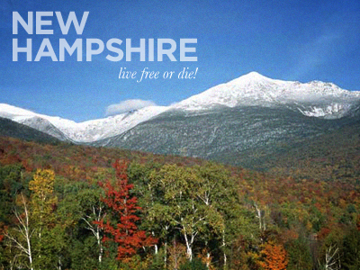 New Hampshire foliage mountains new england new hampshire