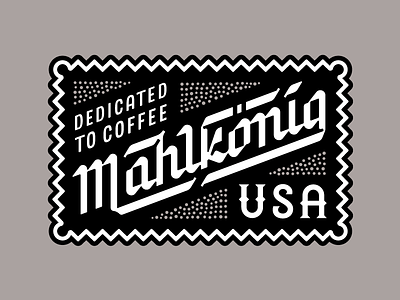 Mahlkonig USA badge cafe coffee germany grinder hand lettering lettering mahlkonig patch type typography usa