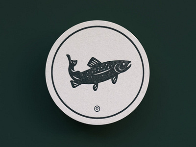 RRC Coasters beer branding cardinal coaster fish fox illustration letterpress logo nature north carolina outdoors print rappahannock river trout virginia