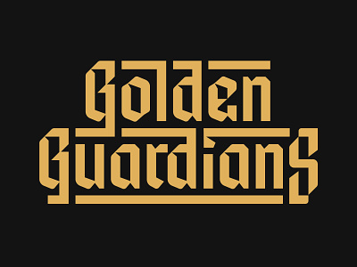 Golden Guardians Alternate Wordmark