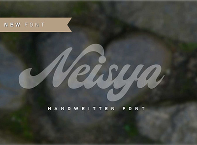 Neisya Hand Written Font beauty design font hand handwritten new spa typography