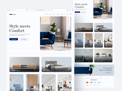 Landing Page for a Furniture Company #DailyUi