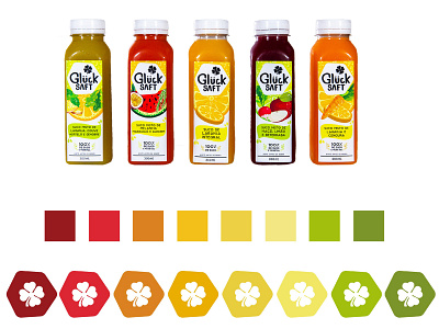 Juice Label and logo branding color design fruit graphic design illustration juice label logo package ui vector