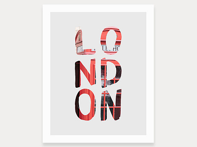 L O N D O N Art Print