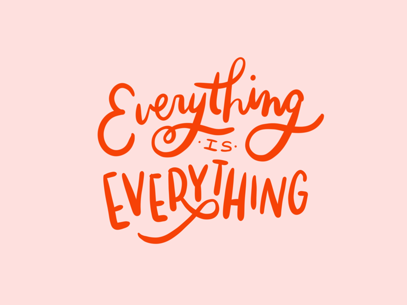 everything handlettering typography lettering