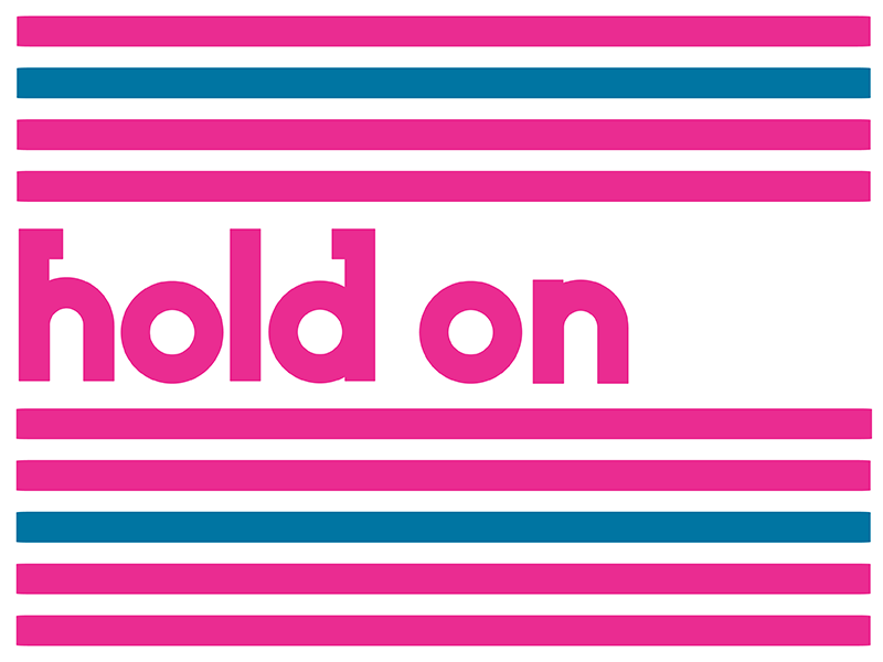 Hold On type design retro typography custom type vintage
