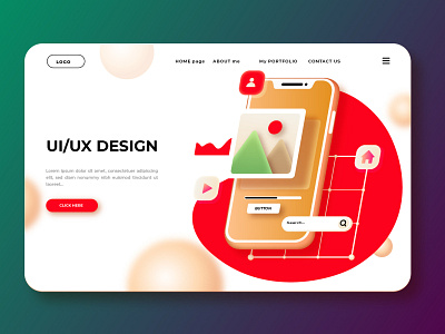 Website Design : landing page app branding graphic design typography ux
