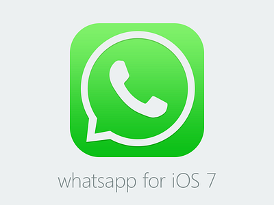 whatsapp for iOS 7