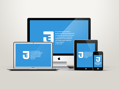 Responsive Website apple css html5 iphone 5s personal portfolio responsive slider update web