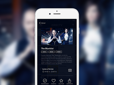 TV Discovery App - 2 app favourite filter ios label movies preview series share tag the blacklist tv