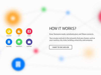 How it works? colors design icon parallax sketchapp tdoee ui web