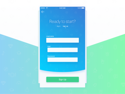 Daily UI - 001 - Sign Up