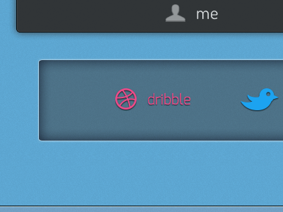 Personal Web css dribbble personal portfolio shadow twitter web