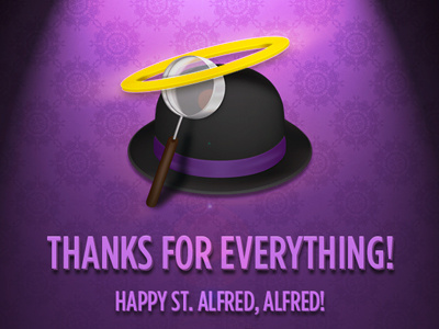 Happy St. Alfred, Alfred! alfred alfredapp app fun happy saint