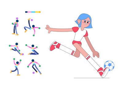 Soccer Girl - Character Design