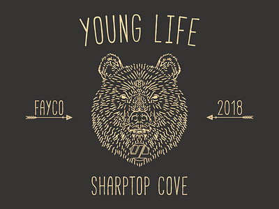 SharpTop Cove Camp Shirt '18 graphic design t shirt design