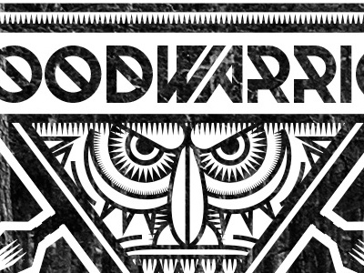 Woodwarrior Logo Detail font free font type typeface typography