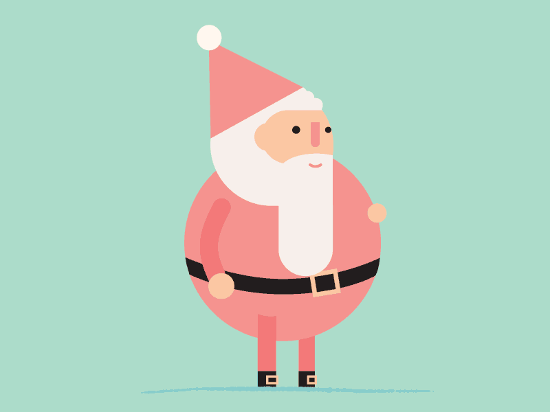 Xmas Gif 2015 2d after effects animation character duik gif gifs vector
