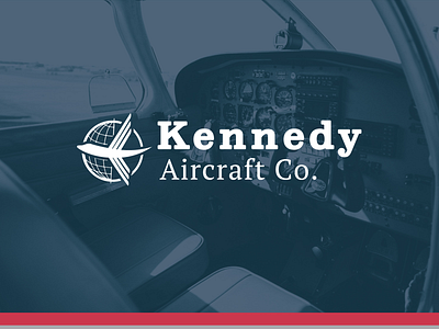 Kennedy Aircraft aircraft airplane branding branding guide cover logo slab