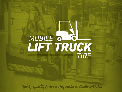 Mobile Lift Truck Tire Logo