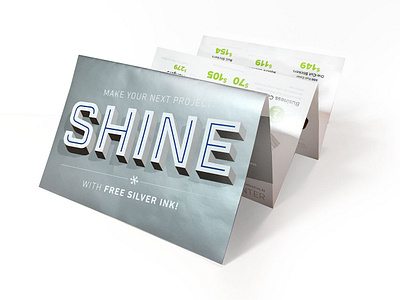 Promotional Brochure brochure design design layout design metallic print printing shine spot inks typogaphy