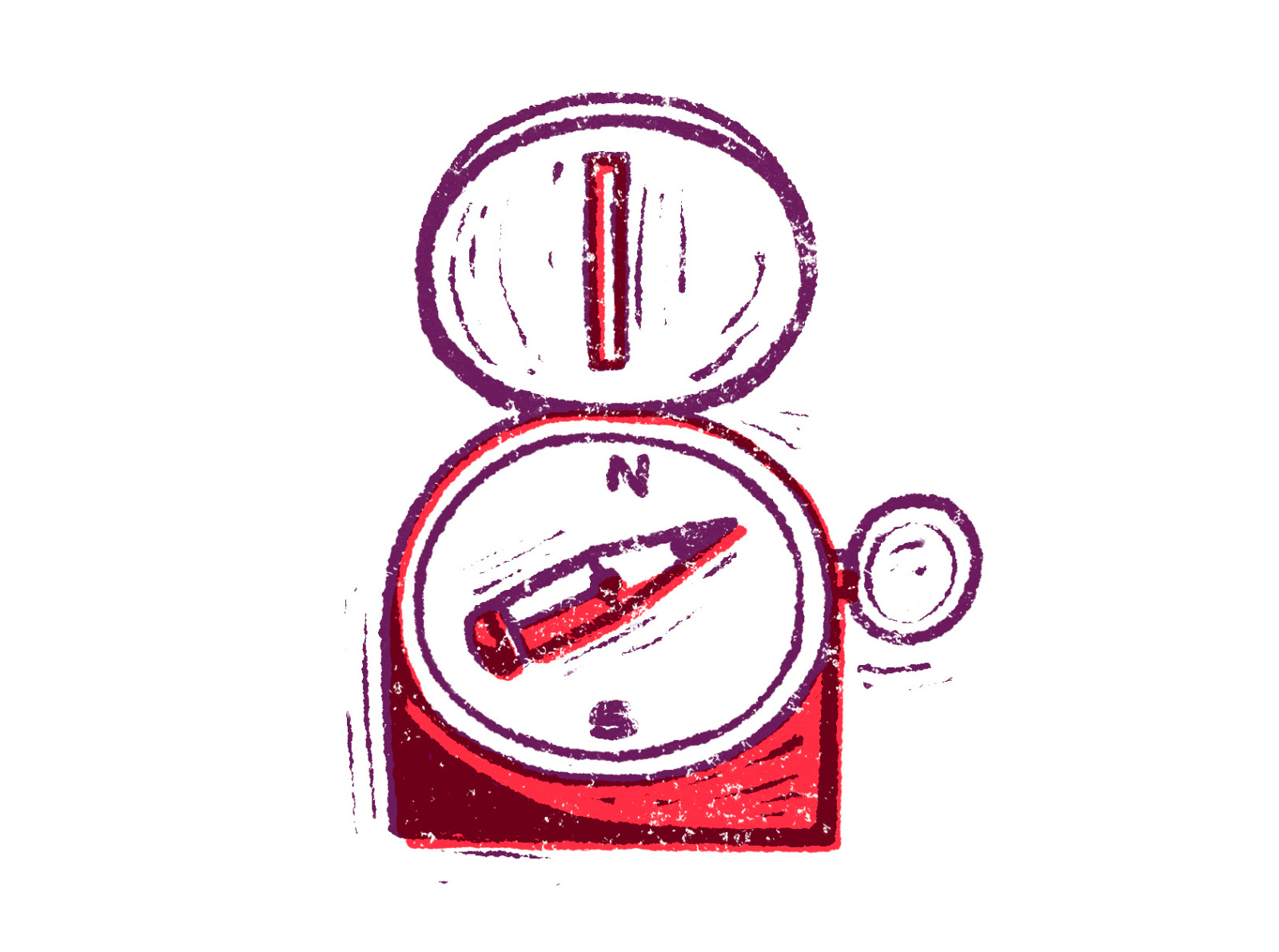 Pencil-compass by Augusto Zambonato on Dribbble