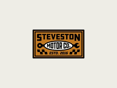 Motor Co. Branding alberta badge brand brand identity branding canada car classic cars design edmonton garage logo mechanic motor motorsport racing sticker tools wrench yeg