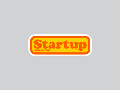 Startup Edmonton Sticker - Wordmark