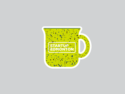 Startup Edmonton Sticker - Mug alberta coffee edmonton green laptop sticker mug sticker tech yeg