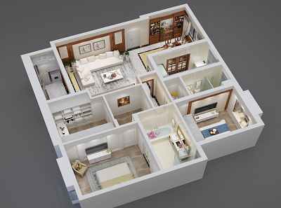 Floor Plan Design 3d design 3d floor plan animation bathroom design interior design kitchen design