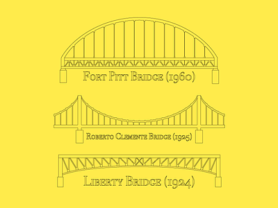 Pittsburgh Bridges bridges burgh city of bridges fort pitt liberty bridge pennsylvania pgh pittsburgh roberto clemente the burgh yellow