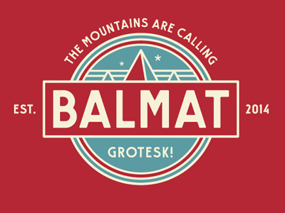 Balmat font grotesk grotesque logo type typeface