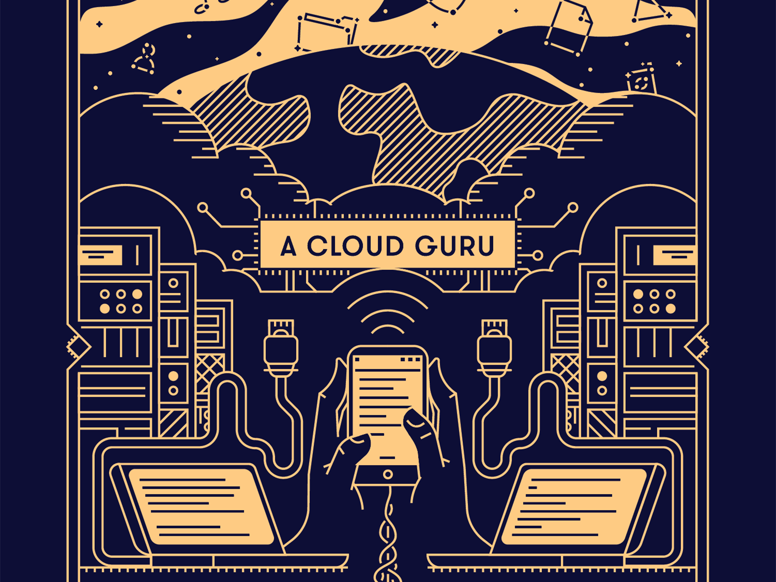 A Cloud Guru 2020 Shirt by Ryan Lewis for A Cloud Guru on Dribbble