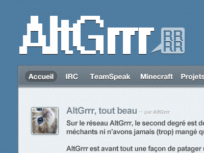 Altgrrrv2 - II - Redesign altgrrr redesign