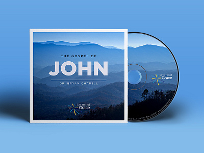 Gospel of John CD Cover cd cover faith god gospel grace graphic design print design psalms