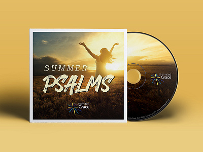 Summer Psalms CD Cover cd cover faith god gospel grace graphic design print design psalms