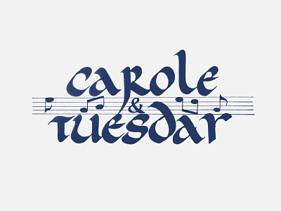 4 Carole Tuesday typography write